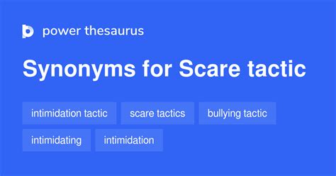 scare tactic synonym.